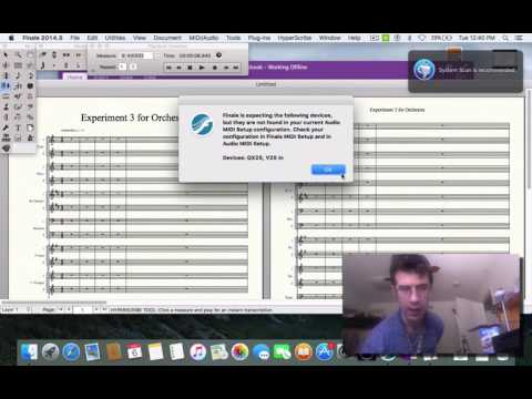 Recording MIDI with Hyperscribe Finale 2014.5