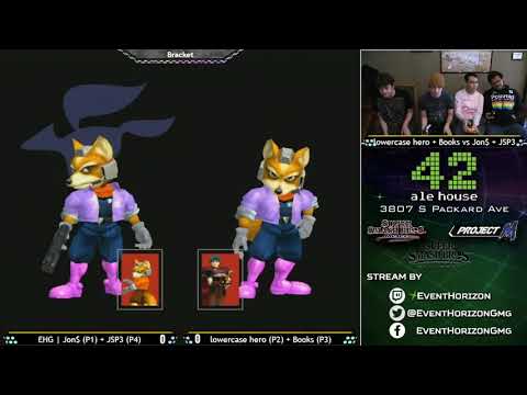 Construct 128  - Jon$ + JSP3 vs Books + lowercasehero -  Melee Doubles WS