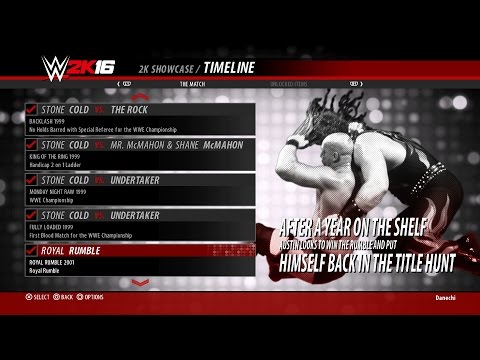 20.Royal Rumble 2001 - WWE 2K16 Austin 3:16 Showcase Walkthrough (PS4)