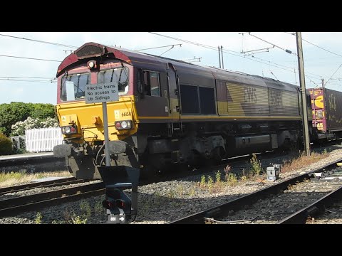 66158 at Darlington - 4E96 Mossend Euroterminal to Tees Dock