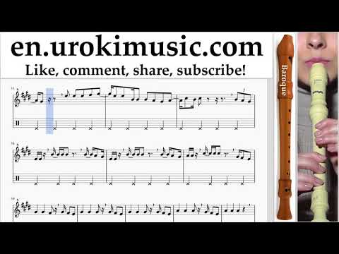 Recorder lessons (B.) Luis Fonsi, Stefflon Don - Calypso Sheet Music Tutorial um-ih352