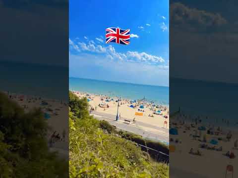 Bournemouth beach in Uk 🇬🇧|@Shortvideos_3333 #shorts #shortvideo #bournemouth