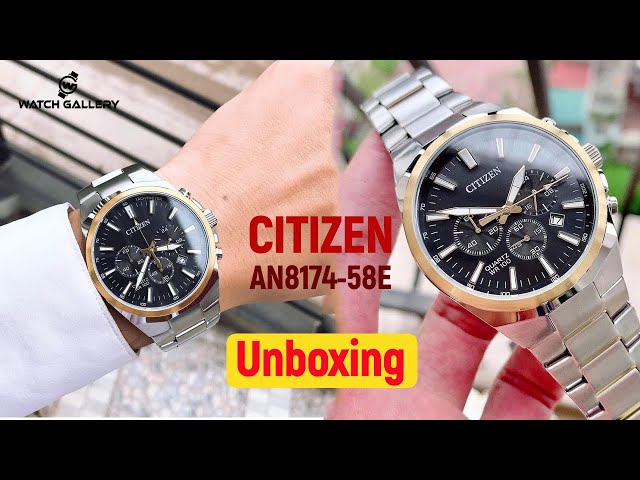 ساعة سيتيزن كرونوغراف كوارتز رجالية - AN8174-58E