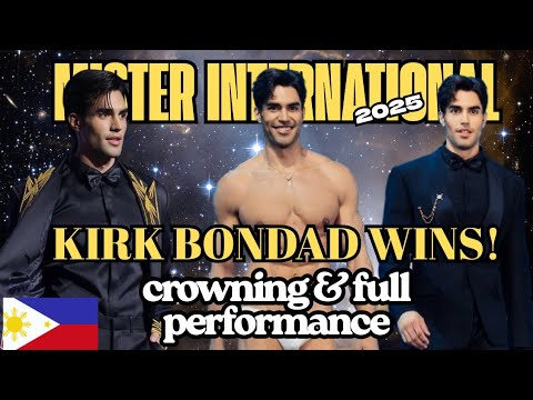 Full Performance & Crowning Moment | Kirk Bondad - Mister Philippines Wins Mister International 2025