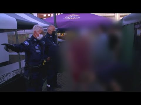 Mies kusee julkiselle paikalle - Poliisit Kouvola