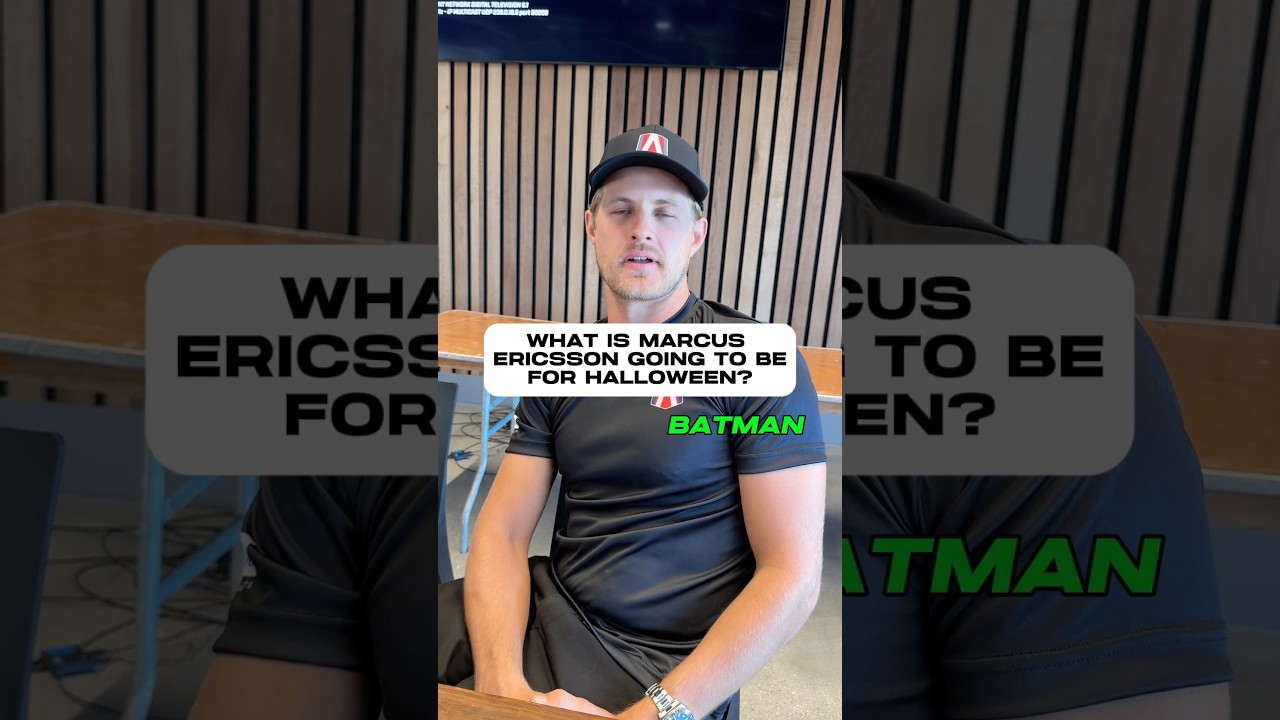 Click to watch the video “What will Marcus Ericsson be for Halloween 😂😂”