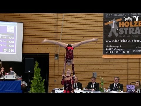 Acro Cup Albershausen 2013 Womens Pair Dynamic Youth Germany - Caro-Bauder Seckler