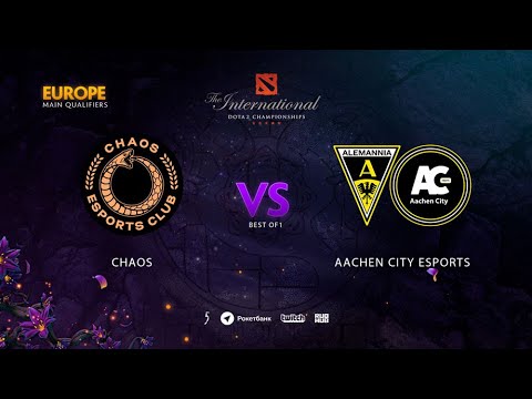 Chaos vs Aachen City Esports, TI9 Qualifiers EU, bo1 [Inmate & Jam]