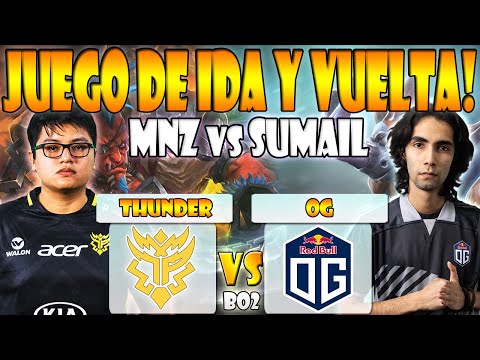 THUNDER PREDATOR VS OG BO2[GAME 1] MNZ VS SUMAIL-THE INTERNATIONAL 10 - DOTA 2 PRO