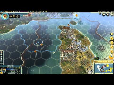 Civilization V - Episode 17, part 3 - Siam vs Spain & Denmark