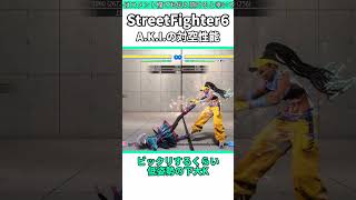 A.K.I.の対空がめっちゃ強いけどめっちゃムズい #shorts #スト6 #格ゲー