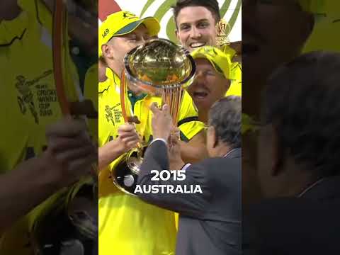 Lifting the World Cup trophy is always a special feeling 🙌 #cricket #cwc23 #cricketlover