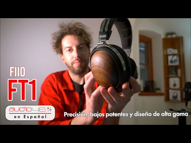 Vídeo relacionado con FiiO FT1 Auriculares de alta fidelidad con cable compuesto de fibra de madera nanowood, cable desmontable, almohadillas de nogal negro