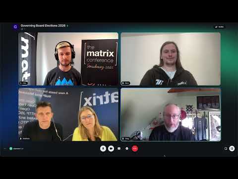 Video Thumbnail: Matrix Live S12E08 The Matrix Governing Board Elections!