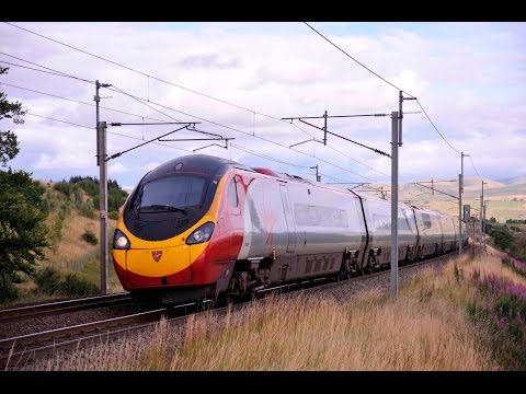 TRAINS CLIMBING SHAP BANK AT GREENHOLME & SCOUT GREEN (WCML) - 27th July 2016