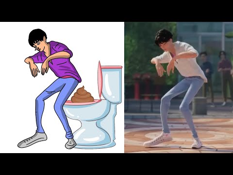 Kpop Demon Hunters - Soda Pop Vs Golden Kpop  Funny Drawing Meme | Saja Boys and Huntrix Free Funny 