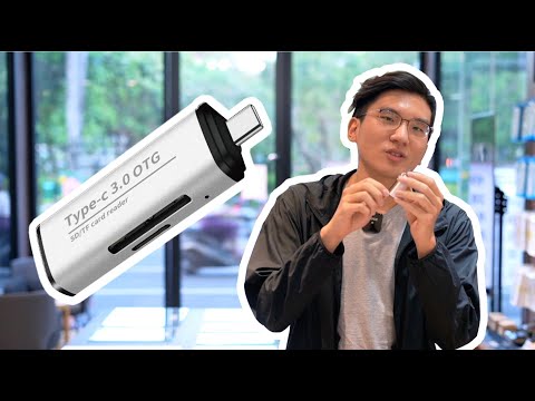 手機無法讀取記憶卡或隨身碟嗎? 你需要【 OTG讀卡機 】！！ 【金士曼】手機 3C配件