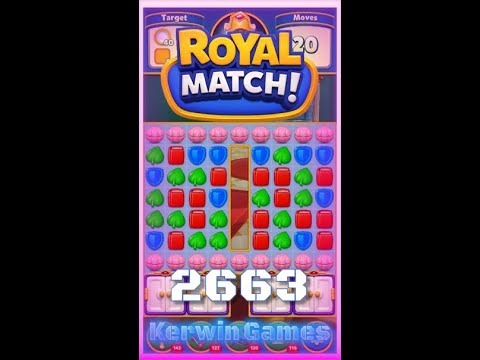 Royal Match Level 2663 - No Boosters Gameplay