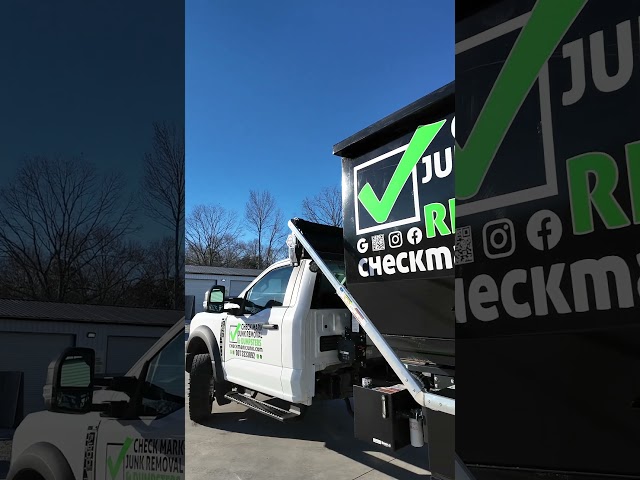 Roll-off Decals for Checkmark Junk Removal