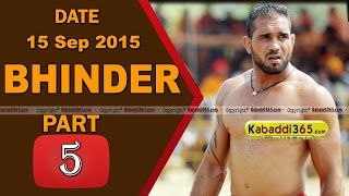 (1) Bhinder (Moga) Kabaddi Touranament 15 Sep 2015