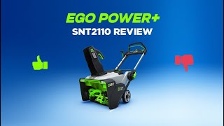 EGO Power+ SNT2110 Review | Can a Cordless Snow Blower Really Compete?