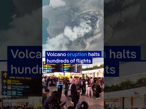 Indonesia: Volcano eruption grounds hundreds of flights | DW News