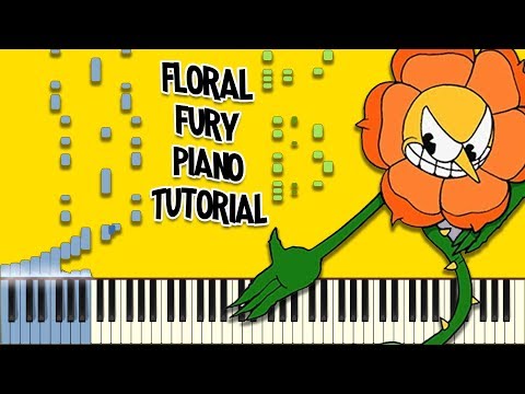 Floral Fury (from Cuphead) - Piano Tutorial