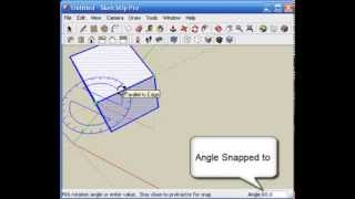 Architectionary Sketchup Tutorial- Angle Snap