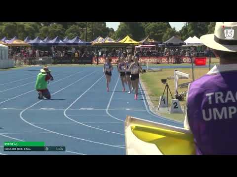 Girls U13 800m Final : 2024-25 State Track and Field Championships