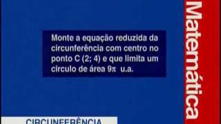 C 12 - Circunferência - Matemática - Vestibulando Digital