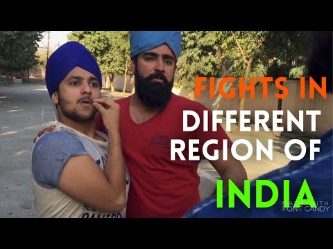 Fights in different region of India || Harsh Beniwal