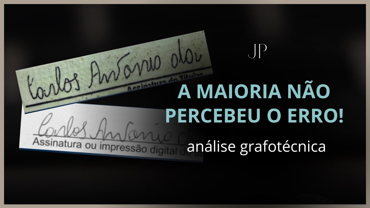 Análise de assinaturas e desafio de perícia grafotécnica