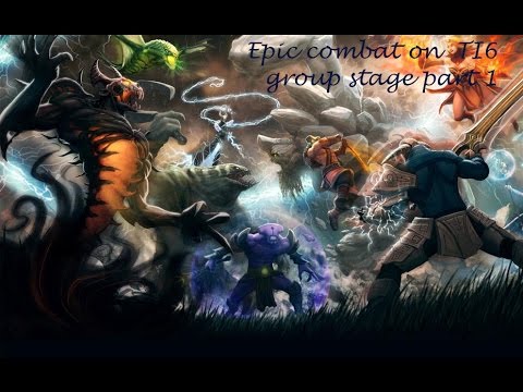 Most epic combat on TI6 Group Stage Part 1