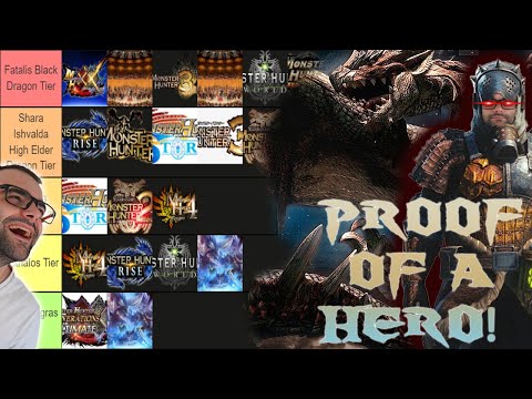 Monster Hunter PROOF Of A HERO Reaction! Zal's Tier List!