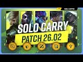 The NEW BEST SOLO CARRY CHAMPIONS On PATCH 26 02 League Of Legends