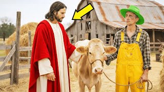 "LEVA MINHA ÚNICA VACA, PRA ALIMENTAR SUA FAMÍLIA", DISSE O FAZENDEIRO FALIDO AO VIZINHO..ERA JESUS