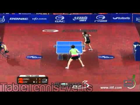 Ding Ning Vs Liu Shiwen: Final [Korea Open 2012]