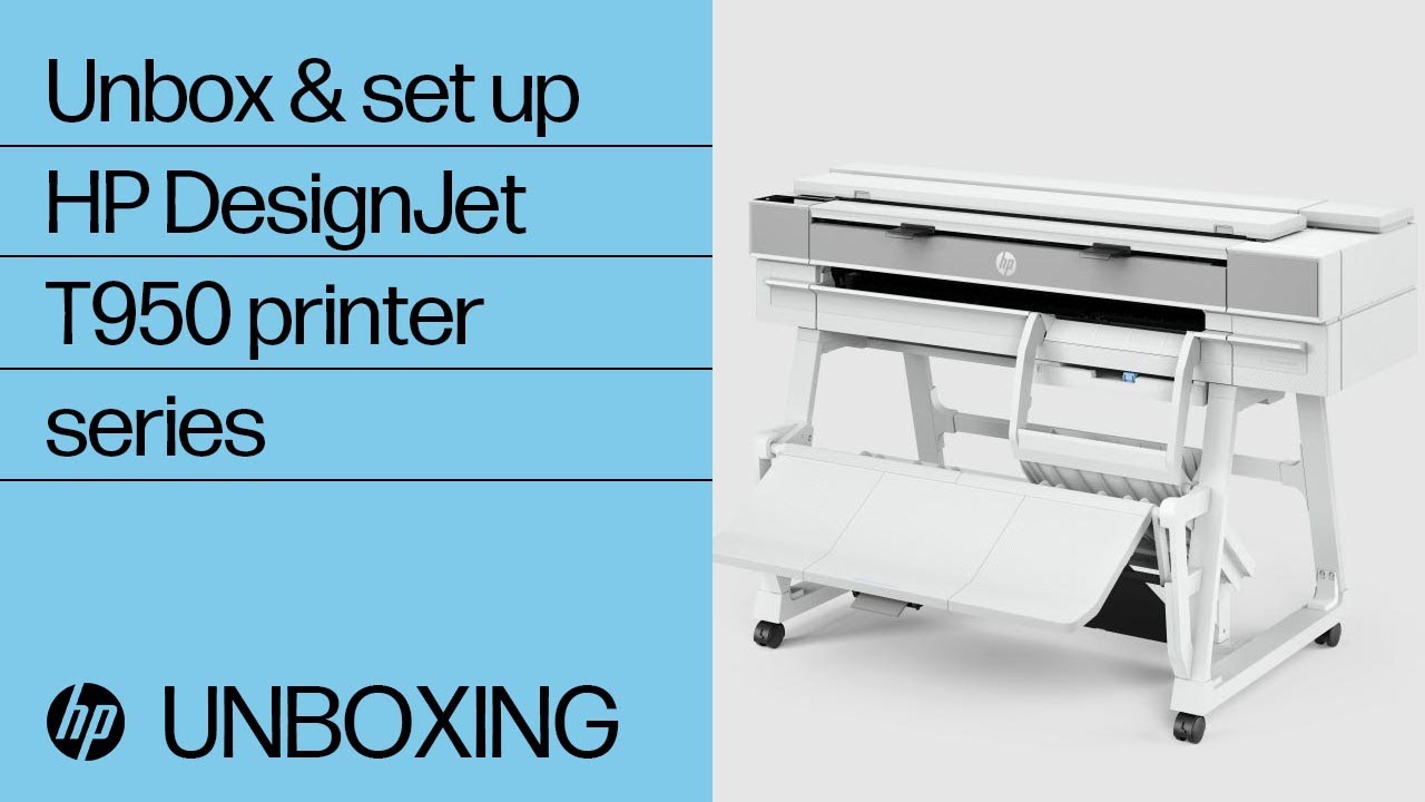 Hướng dẫn cài đặt máy in HP DesignJet T950 36-in Printer (2Y9H1A)