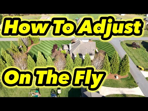 How I ADJUST Lawn Care Application ON THE FLY