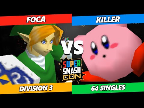 SSC 2022 - Foca (Link, Pikachu) Vs. Killer (Kirby) Smash 64 Tournament