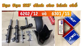Bạc Đạn Skf cho bánh chế Yamaha - Honda size 6202/12 và 6301/15 #baonhotvungtau #skf