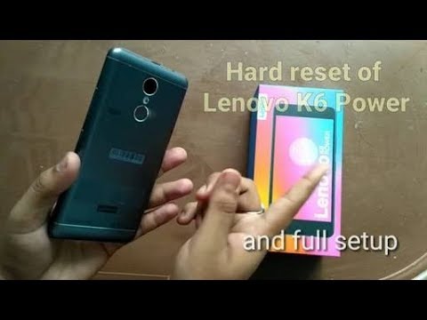How to boot lenovo k6 note in recovery mode