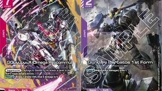 G/R Clan vs. P/BL Barbatos Rush | Gundam Card Game Locals Gameplay