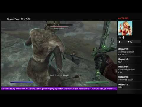 Skyrim Special Edition PS4 MODS: Found The Cave Of The Unknown Woman!!!