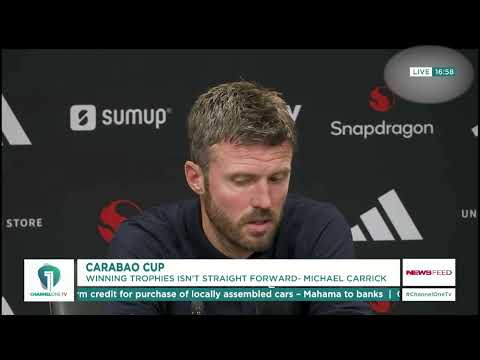 Carrick Reaffirms Man United’s Trophy Ambitions Ahead of Carabao Cup Clash
