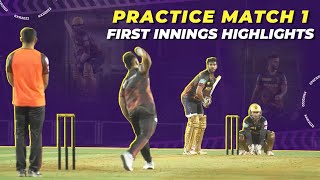 KKR Practice Match I - First Innings Highlights
