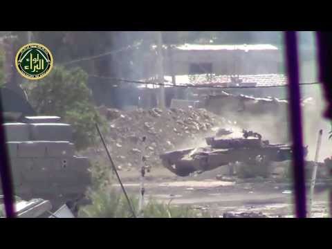 T-72 tank  Syria  direct hit