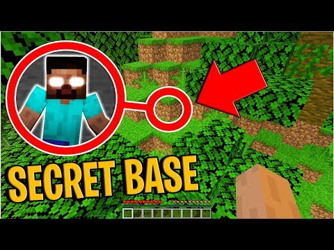 Do NOT Enter Herobrine's Secret Base in Minecraft... (Scary Minecraft Video)