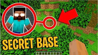 Do NOT Enter Herobrine's Secret Base in Minecraft... (Scary Minecraft Video)