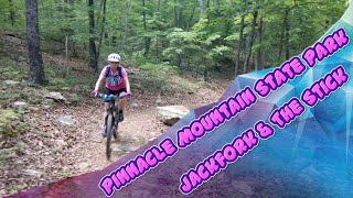 Jackfork and Stick trails.